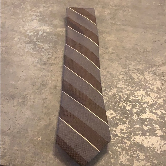 Michael Kors Brown Stripe Tie